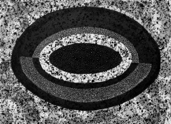 Cosmos 2 55x75cm Mixed media on paper 2016